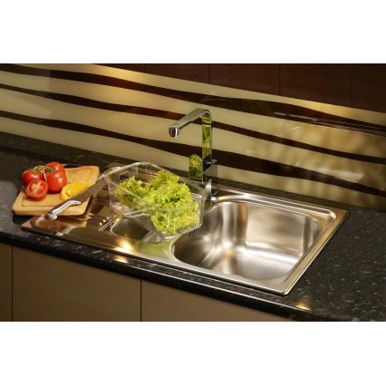 Chiuvetă de bucătărie Deante ZEX_0113 XYLO 43,5x78 cm satin