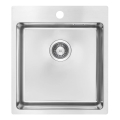 Chiuvetă de bucătărie Deante ZPO_010A OLFATO 50,5x45 cm oțel periat