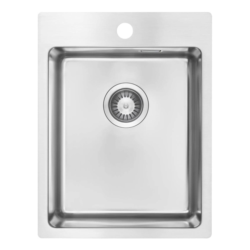 Chiuvetă de bucătărie Deante ZPO_010E OLFATO 50,5x39 cm oțel periat