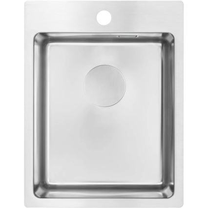 Chiuvetă de bucătărie Deante ZPO_010E OLFATO 50,5x39 cm oțel periat