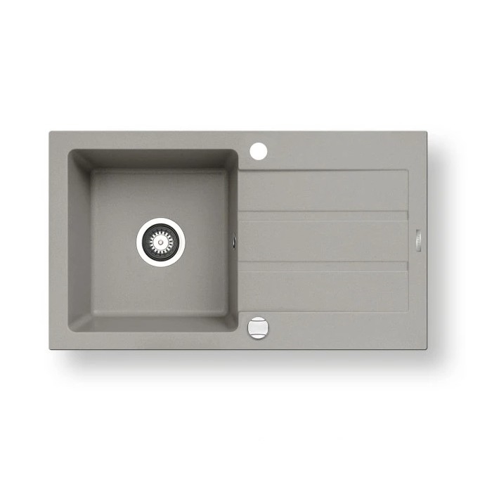 Chiuvetă de bucătărie Pyramis 70053701 NEXT 76x44 cm granit/gri