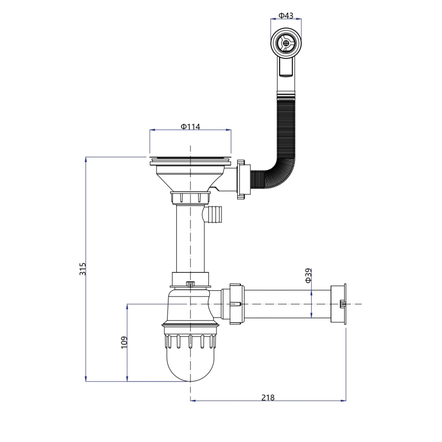 Chiuvetă de bucătărie Sapho, 77 x 44 cm, granit, negru
