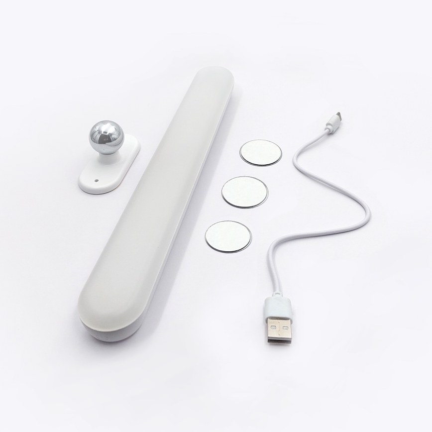 CLICK Lumină LED reîncărcabilă reglabilă pentru mobilă, 1,5W/3,7V 3000/4000/6500K 800 mAh USB