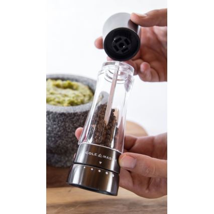 Cole&Mason - Set de râșnițe pentru sare și piper DERWENT, 2 bucăți, 19 cm, antracit