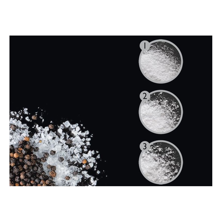 Cole&Mason - Set de râșnițe pentru sare și piper DERWENT, 2 bucăți, 19 cm, crom lucios