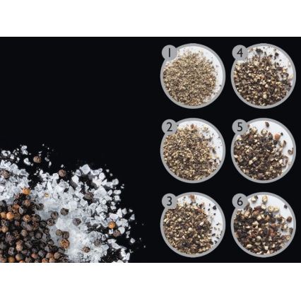 Cole&Mason - Set de râșnițe pentru sare și piper DERWENT, 2 bucăți, 19 cm, crom lucios