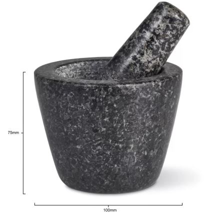 Cole&Mason - Pistil și mojar din granit GRANITE, pr. 10 cm