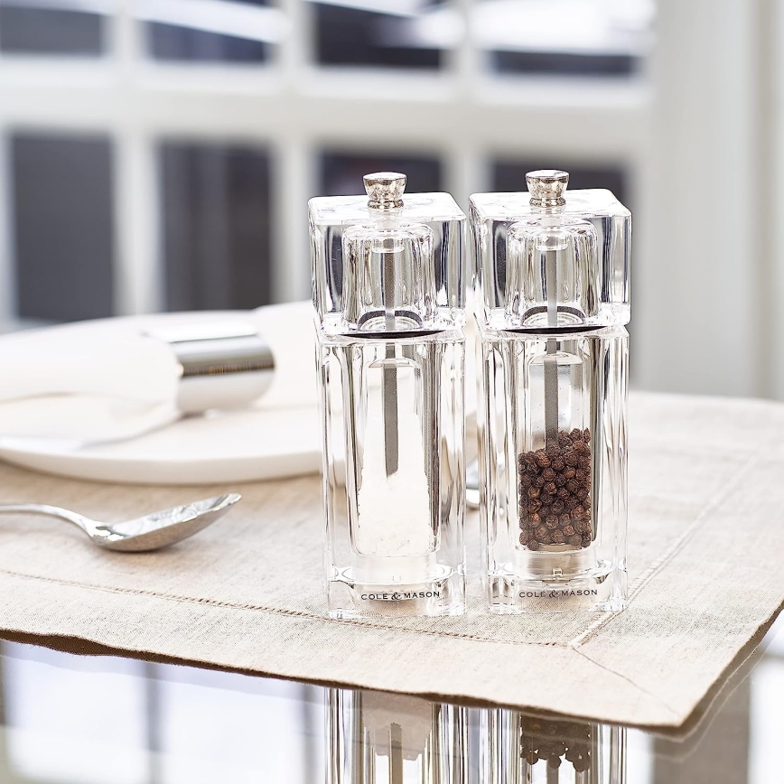 Cole&Mason - Râșniță de sare CUBE 14,5 cm