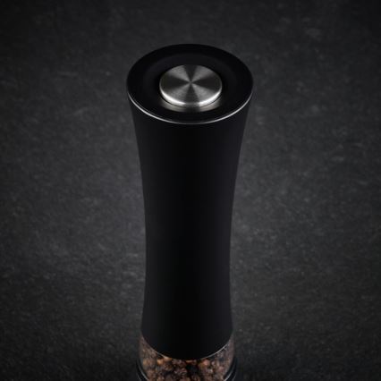 Cole&Mason - Râșniță electrică pentru sare sau piper BURFORD, 18 cm, negru, 4xAAA