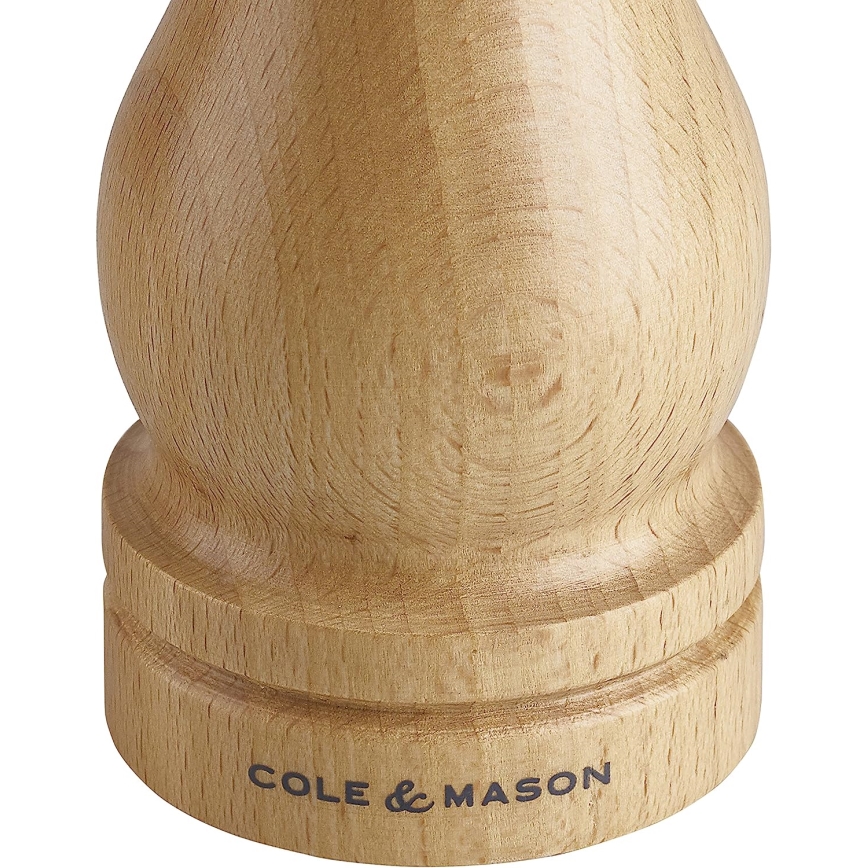Cole&Mason - Râșniță de piper CAPSTAN BEECH din lemn de fag, 16,5 cm