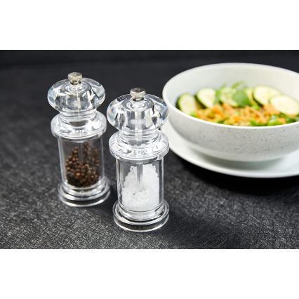 Cole&Mason - Set de râșnițe pentru sare și piper PRECISION MILLS, 2 bucăți, 14 cm