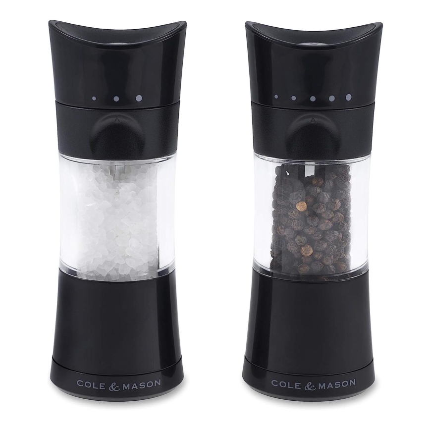 Cole&Mason - Set de râșnițe pentru sare și piper HARROGATE, 2 bucăți, 15,4 cm