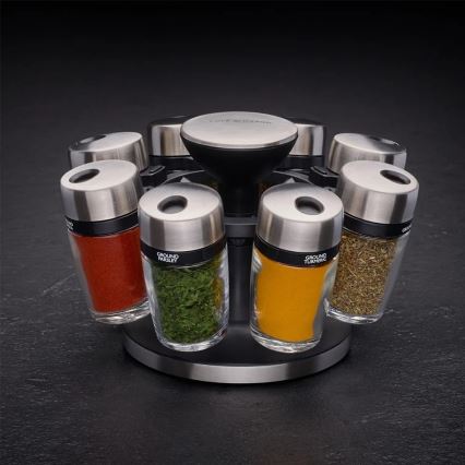 Cole&Mason - Suport rotativ pentru condimente MASTER 9 piese