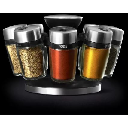 Cole&Mason - Suport rotativ pentru condimente MASTER 9 piese