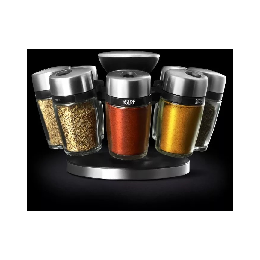 Cole&Mason - Suport rotativ pentru condimente MASTER 9 piese