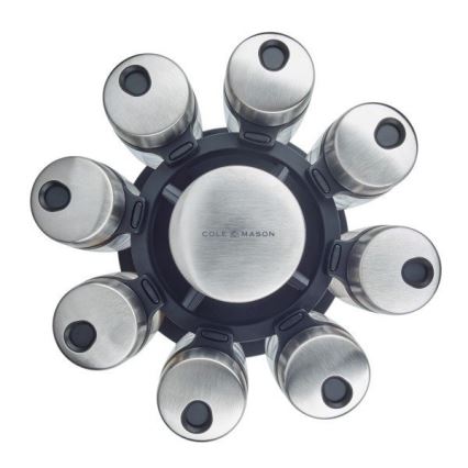 Cole&Mason - Suport rotativ pentru condimente MASTER 9 piese