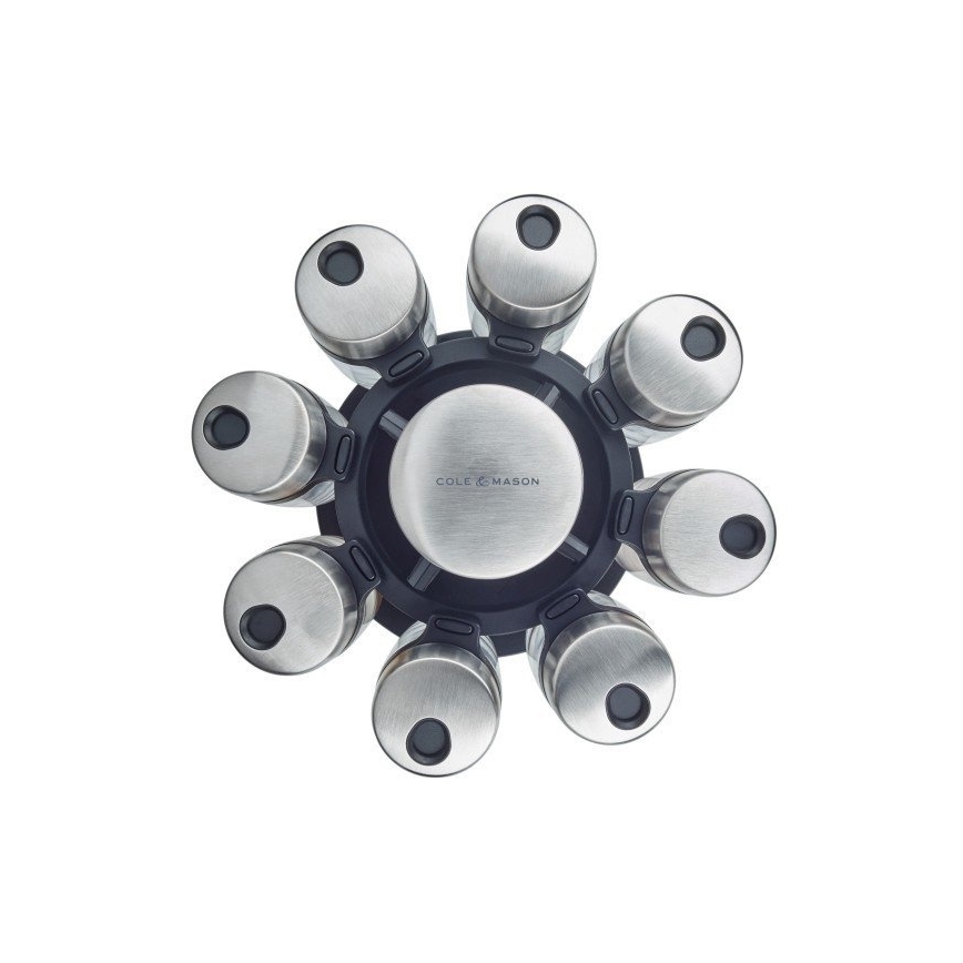 Cole&Mason - Suport rotativ pentru condimente MASTER 9 piese