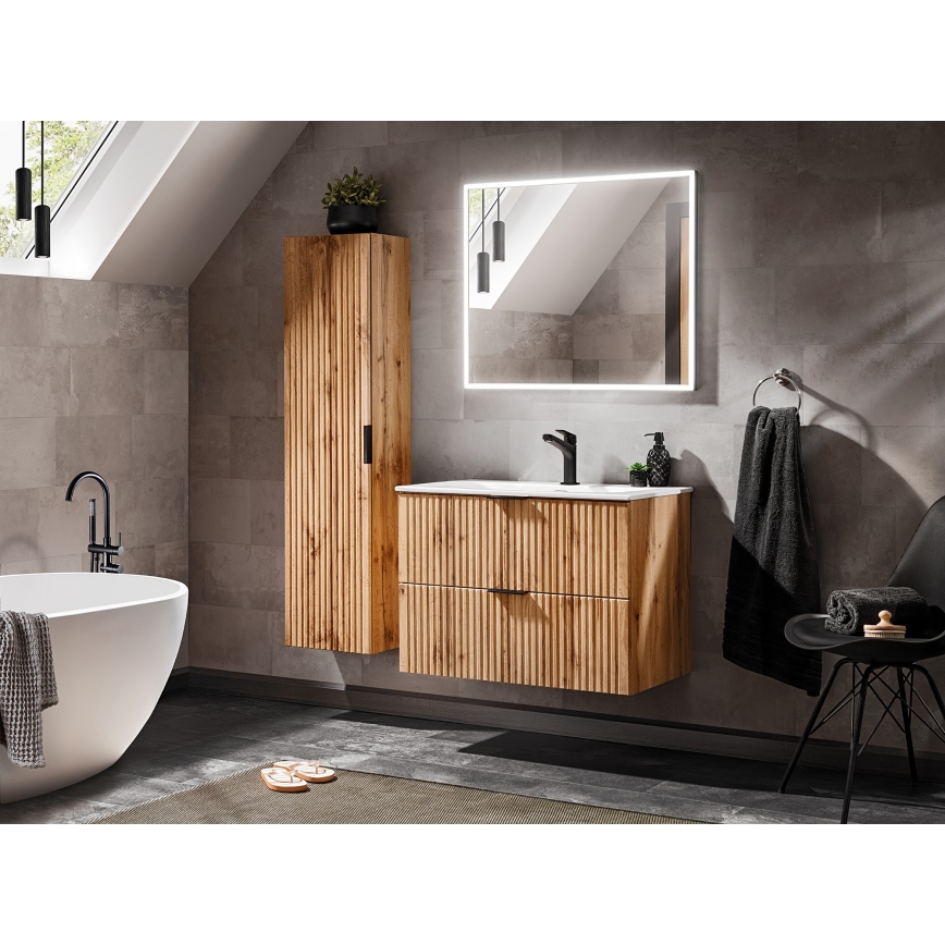 COMAD ADEL OAK 82-80-B-2S - Dulap pentru lavoar ADEL, 57 x 80,2 cm, stejar