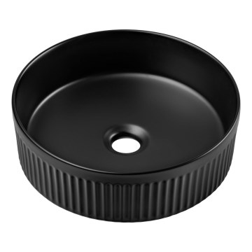 COMAD BEYOND 2 BLACK (E-6565) - Lavoar pentru blat BEYOND, diametru 36 cm, ceramică/negru mat