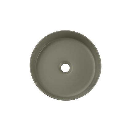 COMAD BEYOND 2 OLIVER GREEN (E-6565) - Lavoar pentru blat BEYOND, diametru 36 cm, ceramică/verde mat