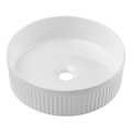 COMAD BEYOND 2 WHITE (E-6565) - Lavoar pentru blat BEYOND, diametru 36 cm, ceramică/finisaj alb lucios