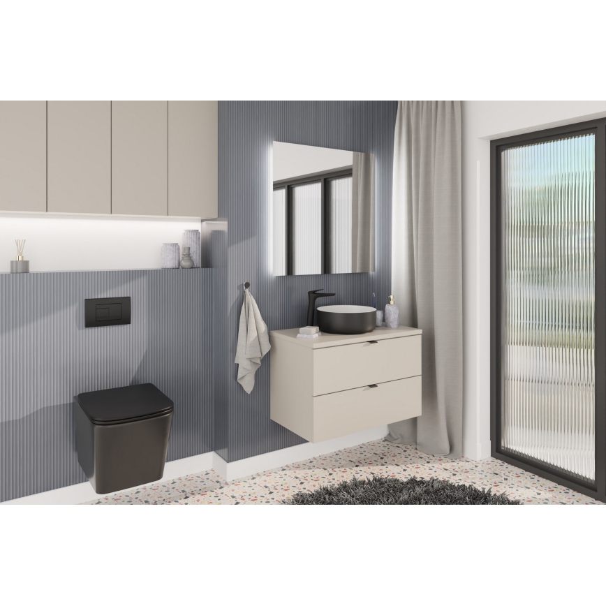 COMAD DALIA CASHMERE 82-80-46-2S - Dulap sub lavoar DALIA 50x80 cm, bej