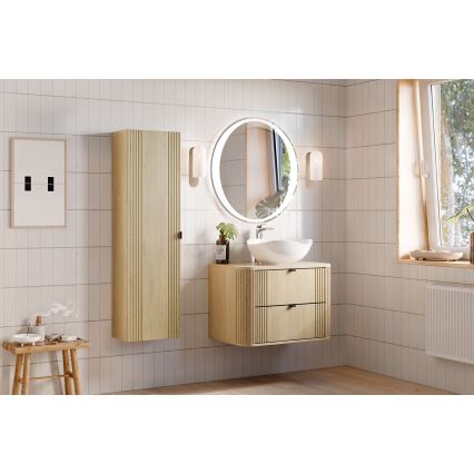 COMAD OVALIA CREMONA 82-80-46-2S - Dulap de baie sub chiuvetă OVALIA 52x80 cm, Stejar Cremona