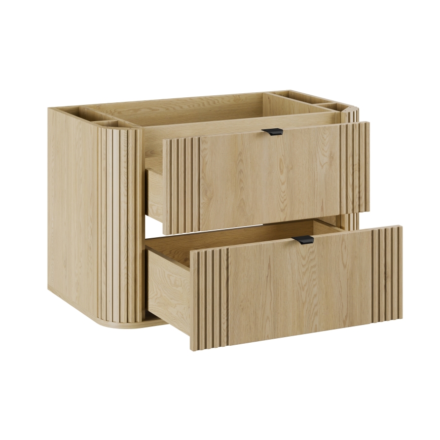 COMAD OVALIA CREMONA 82-80-46-2S - Dulap de baie sub chiuvetă OVALIA 52x80 cm, Stejar Cremona