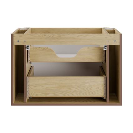 COMAD OVALIA CREMONA 82-80-46-2S - Dulap de baie sub chiuvetă OVALIA 52x80 cm, Stejar Cremona
