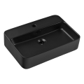 COMAD TRUST 2 BLACK (E-6282) - Lavoar pentru blat TRUST 55x38 cm ceramică/negru mat
