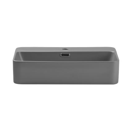 COMAD TRUST 2 MATT LIGHT GREY (E-6282) - Lavoar pentru blat TRUST 55x38 cm ceramică/gri mat