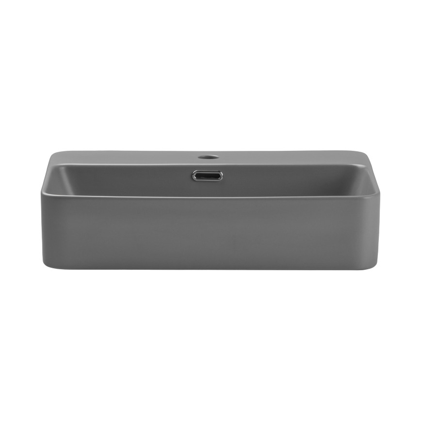 COMAD TRUST 2 MATT LIGHT GREY (E-6282) - Lavoar pentru blat TRUST 55x38 cm ceramică/gri mat