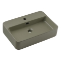 COMAD TRUST 2 OLIVER GREEN (E-6282) - Lavoar pentru blat TRUST 55x38 cm ceramică/verde mat