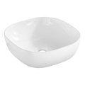 COMAD UM-6252 SMILE 40 DP - Lavoar pentru blat SMILE 41x41 cm ceramică/alb lucios