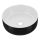 COMAD UM-6259 SIMPLE 8. - Lavoar pentru blat SIMPLE, diametru 36 cm, ceramică/alb mat/negru mat