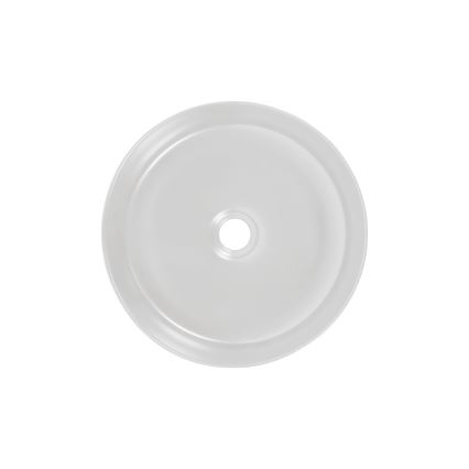 COMAD UM-6259 SIMPLE 8. - Lavoar pentru blat SIMPLE, diametru 36 cm, ceramică/alb mat/negru mat