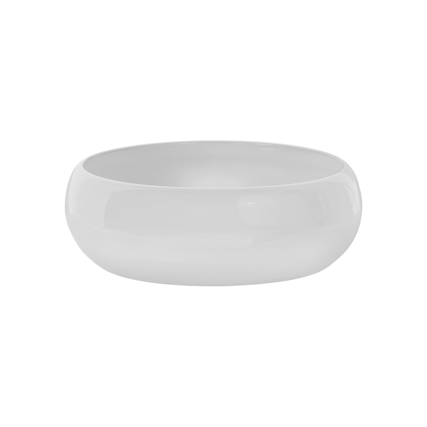 COMAD UN-WIKI-SW - Lavoar pentru blat WIKI, diametru 36 cm, ceramică/finisaj alb lucios
