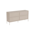 Comodă ALIN 157 x 40 cm taupe