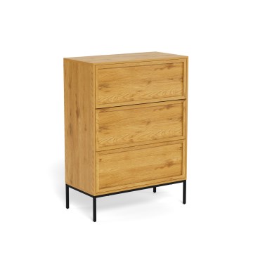 Comodă ALIN 80x40 cm, maro deschis