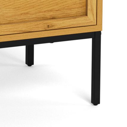 Comodă ALIN 80x40 cm, maro deschis