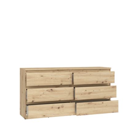 Comodă cu sertare MAO, stejar artisan