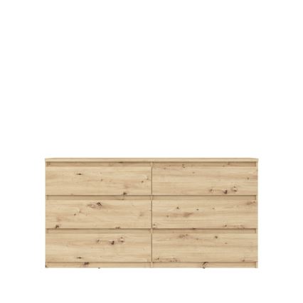 Comodă cu sertare MAO, stejar artisan