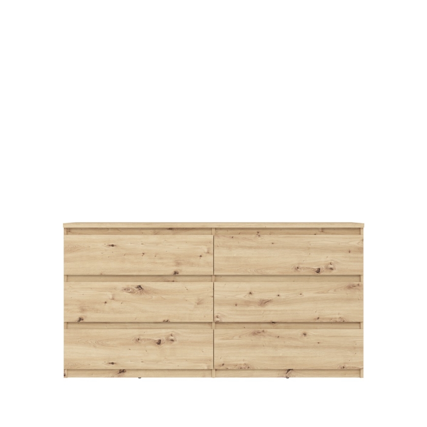 Comodă cu sertare MAO, stejar artisan