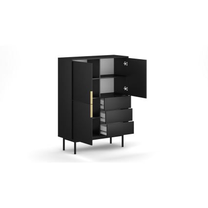 Comodă ELI neagră