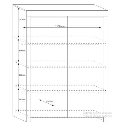 Comodă FINERA albă