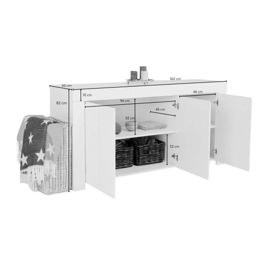 Comodă FINERA albă