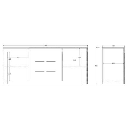 Comodă FINERA albă