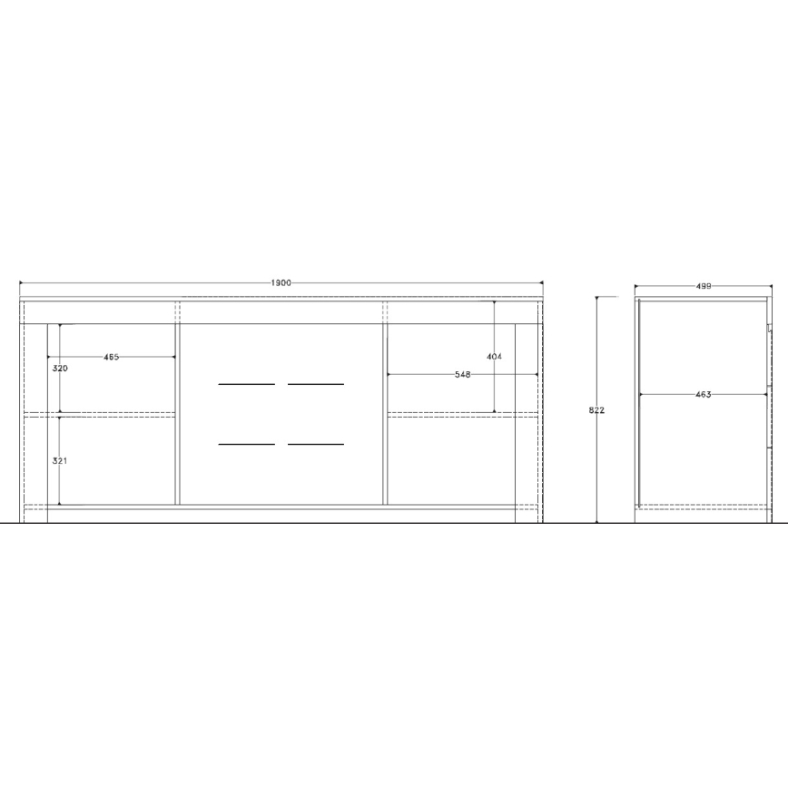 Comodă FINERA albă
