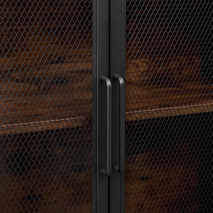 Comodă FIRA negru/maro