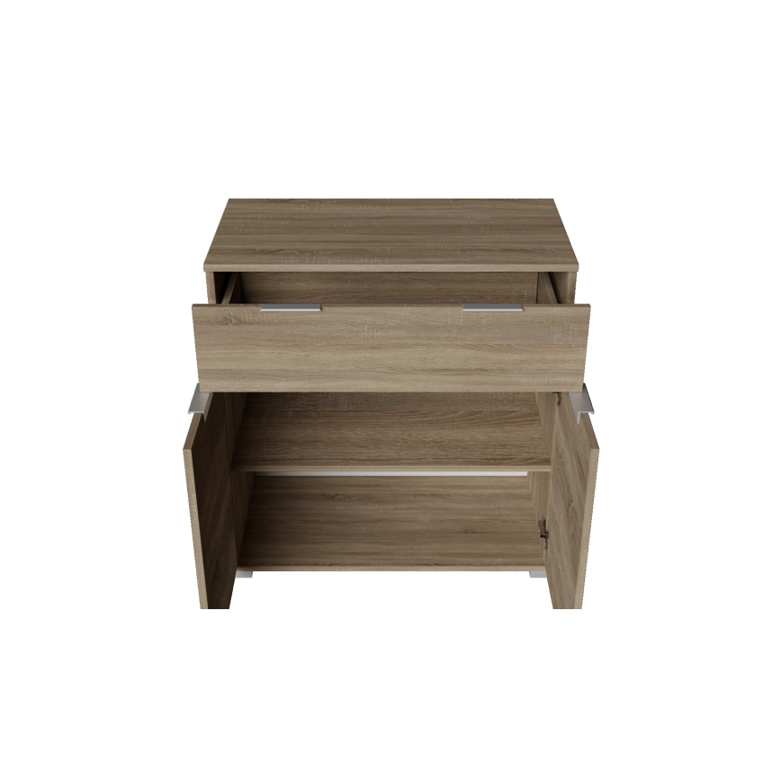 Comodă HOPE 80x78x35 cm stejar sonoma
